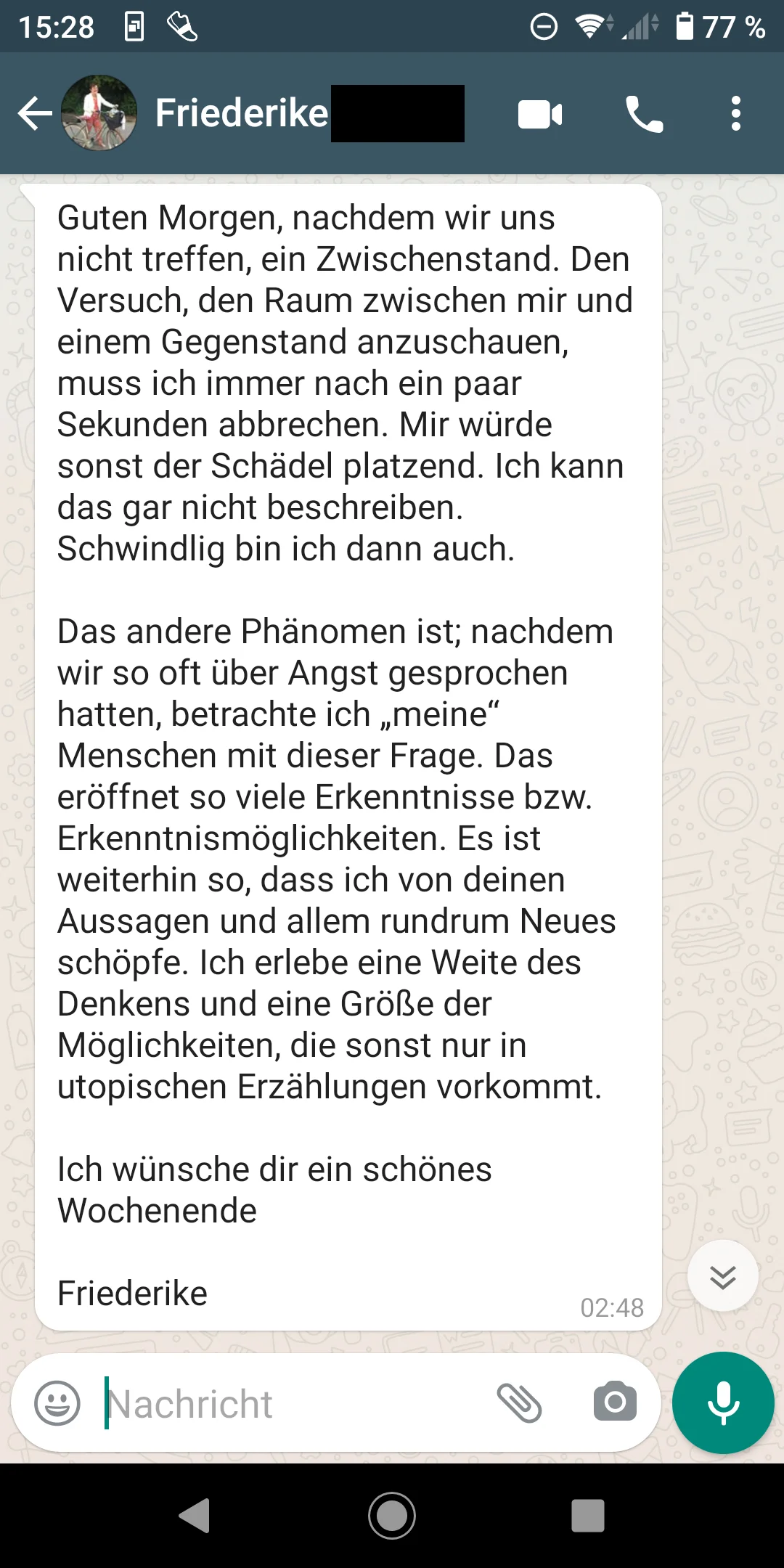 Feedback Nachweis