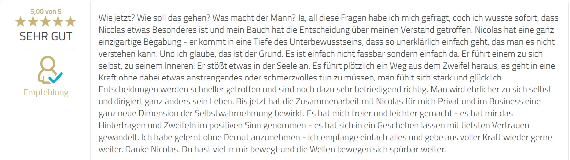 Feedback Nachweis