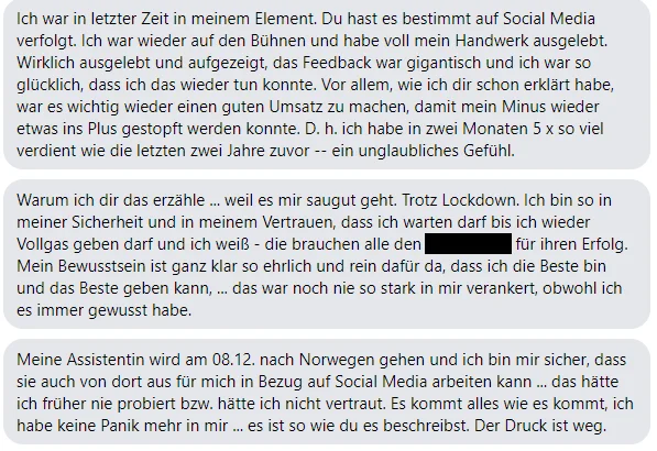 Feedback Nachweis